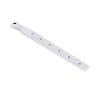 Fafeicy Taper Gage, Width Measuring Tool, Slot 0.4-6mm Range 0.05mm Accuracy Stainless Steel with Engraved Scale, for Construction Railway Automotive