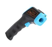 Fafeicy Temperature Measuring Gun Infrared LCD Display Industrial Thermometer GM320S for Various Objects (Blue)