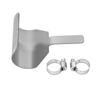 Fafeicy Torch Heat Shield Stainless Steel Flame Guard with 2 Clamps | for Air Conditioner Repair Cold Storage Copper Tube Welding