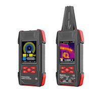 Fafeicy Underground Cable Locator, Wire Tracker with LCD Screen and Flashlight for Buried Cables and Pipes, Detects 0 to 2 Meters Depth