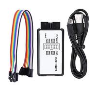 Fafeicy Usb Logic Analyzer Device Set, Mini Digital Pocket Size 8 Channel Input Memory 24mhz 5pf with Usb Cable and Jump Wire, Logic Analyzer 8 Channel