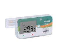 Fafeicy USB Temperature Data Logger, IP67 Water, 35000 Points Recording, Ideal for Cold Chain Transportation and Storage