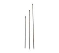 Fafeicy Vertical Skewer Stand, Stainless Steel Brazilian Spit Grill Rack with 3 Removable Spikes, Handy Handles for Steak Whole Chickens Fish Large Meat, Oven Barbecue Cooking (Stainless Steel)
