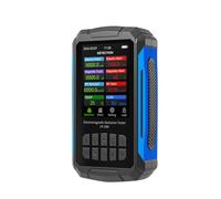 Fafeicy VT-ER3 5-in-1 Electromagnetic Radiation Detector EMF Meter RF Meter with Sound Alarm Data Lock Trend Graph Type-C Rechargeable for Home Office Industrial Use (Black)