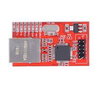 Fafeicy W5100 Ethernet Module Network Interface Chip Network Parts Components Module Electronic Building Block with 4 Ports 16KB Buffer 3.3V for Embedded Systems