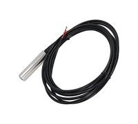 Fafeicy Water Level Sensor, Liquid Level Transmitter Submersible Level Probe IP68 4-20mA Output 316L Stainless Steel with M20x1.5 Thread for Fire Fighting Hydraulic Testing (5m/196.9in Cable (0-5m