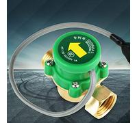 Fafeicy Water Switch Pump Flows Switch Low Water Pressure Start High Temperature Resistance with G 1/2-1/2 Thread for Shower Solar Heater