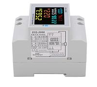 Fafeicy Watt Hour Meter with 178° Wide Viewing LCD Display, Built-in Transformer for Household Single Phase Electricity Consumption Monitoring, D52-2066 Model