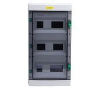 Fafeicy Weatherproof Electrical Box,Circuit Breaker Distribution IP66 Rain Proof 36 Circuit Electrical Distribution Box for Hotel Workshop