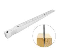 Fafeicy Wedges Shape Taper Gauges 1-15mm Stainless Steel Gaps Measurement Tool Flatness Check Instrument