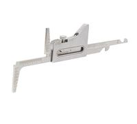 Fafeicy Welding Gauge Stainless Steel Inspection Ruler Pipe Alignment Gauge with Marking for Pipe Wall Mismatch Crown Height Fillet Measurement