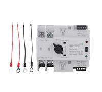 Fafeicy WiFi Automatic Transfer Switch 2P 63A Dual Power Selector with APP Remote Control Auto Manual Switching for Home Shop Factory Laboratory