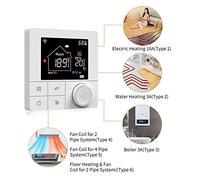 Fafeicy WIFI Smart 3A Heating Thermostat Voice Control Programmable Handwheel 2.8 Inch White for Home Water Heating Boiler,PC,IP20 (Boiler 3A)