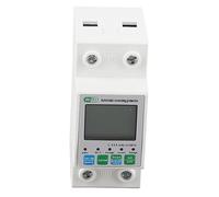 Fafeicy WiFi Smart Energy Monitor Relay AC220V with Timer | Intelligent Power Tracking Via App, Overload & Undervoltage Protection, PC Flame Retardant Shell, Rail Mount Install