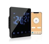 Fafeicy WiFi Smart Thermostat Temperature Controller Programmable Thermostat with Touch Screen LCD Display Weekly Schedule Memory Function for Home Office Heating System Control (WIFI water heating)