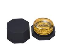 Fafeicy Yellow Rosin Colophony for Bowed String Instrument, High Viscosity Rounded Rosin for Violin Viola Cello Erhu with Transparent Formula