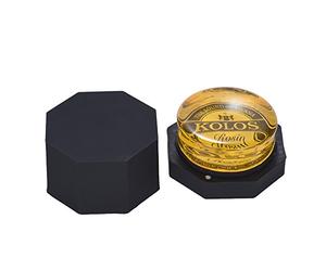 Fafeicy Yellow Rosin Colophony for Bowed String Instrument, High Viscosity Rounded Rosin for Violin Viola Cello Erhu with Transparent Formula