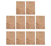 Fafeims 10 Saxophone Cork Sheets, Self Adhesive Replacements for Alto, Tenor, Soprano Sax, Craft and Create with Lightweight, Non Slip Cork, Set of 10 for Various Uses, Draw or Write on