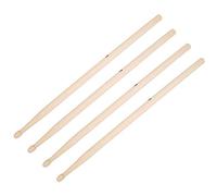 Fafeims 2 Pairs Drumsticks, Maple Wood 5A 5B Jazz Drum Sticks for Beginners, with Good Equilibrium and Hand Feeling, Suitable for Jazz Rock Punk Metal Music (5B drum sticks)