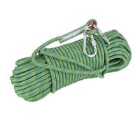 Fafeims 30 m 12 mm Diameter Escape Rope Static Climbing Survival Rope Safety Rope for Outdoor Activities (Green)