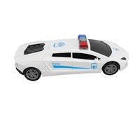 Fafeims 360 Degree Rotating Stunt Toy Car with LED Lights Music Automatic Door Opening for Kids Safe ABS Material Battery Powered