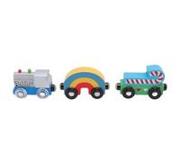 Fafeims 3pcs Wooden Set, Educational Preschool Learning Toy for Toddlers with Expandable Series, Made of Maple Wood