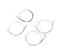 Fafeims 4 Pcs Viola Strings Set, 4/ Metal Viola Strings with for Clear Warm Tones, Replacement Musical Instrument Accessories for Learners and Players