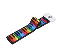 Fafeims 49 Key Roll Up Piano Keyboard, Portable Foldable Electronic Piano with 47 Tones 14 Demo Songs, for Beginners Kids Music Education
