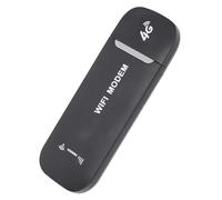 Fafeims 4G LTE WiFi Modem for Travel, High Speed Network, 8 Connected Devices, USB Power Supply, SIM Card Slot, ABS Material, Black, Multiple Device Connectivity, Stable Signal, Enhanced (Black)