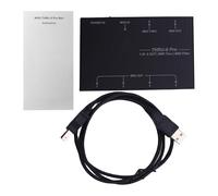 Fafeims 6 Channel USB MIDI Host Box MIDI Splitter 1 Input to 6 Outputs USB to Converter with Aluminum Alloy Shell for Keyboard Synthesizer Electronic Piano