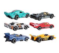 Fafeims 6pcs 1 64 Engineering Car Model, Alloy Simulation Vehicle Toy with Sliding Function, for Children Collection Decoration (F racing series)