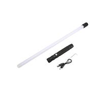 Fafeims 7 Colors Changes the Rechargeable Pitio Toy Light for the Sword for Team Building Friends in Aluminum Alloy+PC (Black)