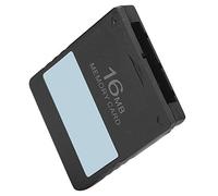 Fafeims 8M/16M/32M/64M High Performance Memory Card for, Sturdy and Convenient Game Storage, Black, 1 Unit (16M FMCB)