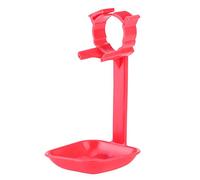 Fafeims ABS Chicken Drinking Cup 20Pcs Nipple Drinker Cups for Home and Commerce Poultry Farms Red 6.5x6.5x13cm