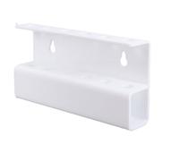 Fafeims Acrylic Darts Rack, Holds 6 Darts Wall Mounted Storage Holder for Steel Tip Soft Tip Plastic Professional, with Protective Dart Tips and Quick Mount Hardware, Modern (White)