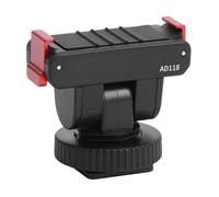 Fafeims Action Camera Mount, Magnetic Aluminum Alloy Adapter with 1/4 Inch Thread and Cold Shoe, for Osmo Action, Hero, Selfie Stick Tripod