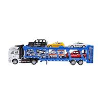 Fafeims Alloy Engineering Transport Vehicles, 6 Mini Rescue Cars Model Toy with 2 Layer Transport Vehicles Model Toys for Kids