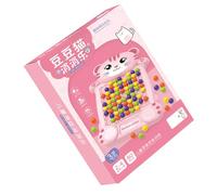 Fafeims Bead Elimination Board, Interactive Doodle Board for Kids, Plastic Chessboard Game to Improve Attention and Logical Thinking, with Safe Sturdy Construction, for Toddlers Ages 3+
