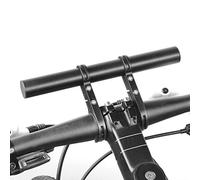 Fafeims Bicycle Grodbar Extender, Strong, Light Aluminum Alloy Bracket for the Bell Kilometer Meter Pocket for Red Cyclists (Double rack (20M) bag)
