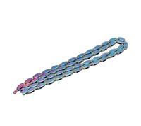 Fafeims Bike Chain Cycling Chain Bicycle 100 Links Manganese Steel Single Speed Rugby Design for Fixed Gear BMX Bikes with Sturdy Design Silent Performance Superior Stability