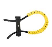 Fafeims Bow Wrist Sling, Adjustable 3 Core Layer Design Wrist Rope with Single Hole Straight Plug Screw, for Training Exercising (Yellow)