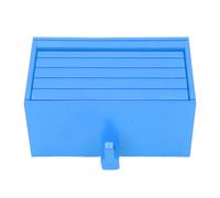 Fafeims Car Garage Key Holder with Opening Door Wall Mount Organizer for Entryway Decoration, Unique Design and Spacious Key Storage for Family Home Use (Blue)