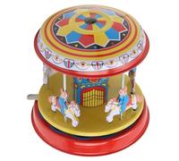 Fafeims Carousel Horse Wind Up Toys, Retro Handmade Rotating Carousel Clockwork Toy with Vintage Look, for Birthday Gift Christmas Party Decoration Adult Collection