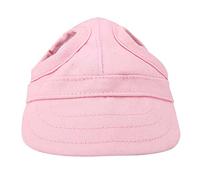 Fafeims Cat Hat, Canvas Dog Hat with Ear Holes Firm Buckle for Outdoor Activities Pet Party Sombrero for Cats, Mini Sun Protection Cap (S)