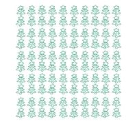 Fafeims Christmas Tree Cute Green Paper Clips Durable for File Classification, 100 Pcs Pack for Office Home Daily Use Metal