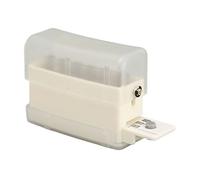 Fafeims Desktop 6 Hole Paper Puncher: Compact ABS Puncher for A5, B5, A4 Planner Hole Punch, 7mm Punching Depth for Office (Transparent)