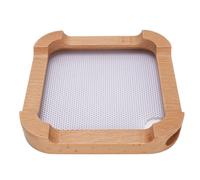 Fafeims Dock Stand for M4 Wooden Desktop Computer Holder with Optimized Ventilation and Dust Prevention for Home Use 1 Unit (Beech Wood)