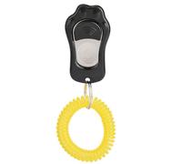Fafeims Dog Training Clicker, 3-Gear Adjustable Sound with Wrist Strap for Obedience Training, PC Material Claw Shaped Clicker for Dogs Cats and Birds (Black)
