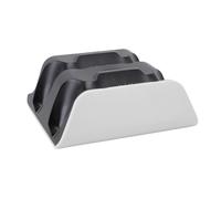 Fafeims Dual Controller Charger Dock for Slim and Edge Controllers Fast Charging Stand with LED Indicators (White Black)