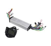 Fafeims Electric Bicycle Brushless Motor Dual Drive Controller for 24V 36V 48V 250W 350W Modification, 866LCD Display Panel for Easy Installation, Applicable for Electric Bike Riders